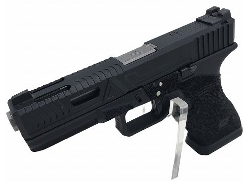 [東京マルイ/GUN BLUE] グロック17 AGENCY ARMS Guns Modify レガシーアルミスライド　Agencyステップリングカスタム (中古)