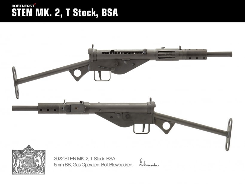 [NORTHEAST] STEN MK2 T型ストック