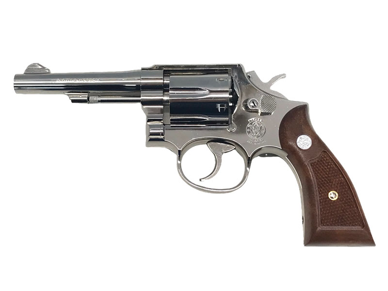 [タナカ] S&W M10 ミリタリー&ポリス 4インチ .38スペシャル ニッケルフィニッシュ Ver.3