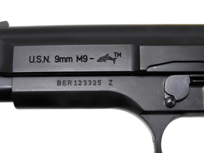 [マルシン] U.S.N.9mm M9 ドルフィン マットブラックABS