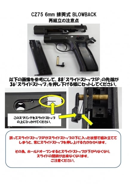 [マルシン] CZ75 カート排莢タイプ ブラック HW