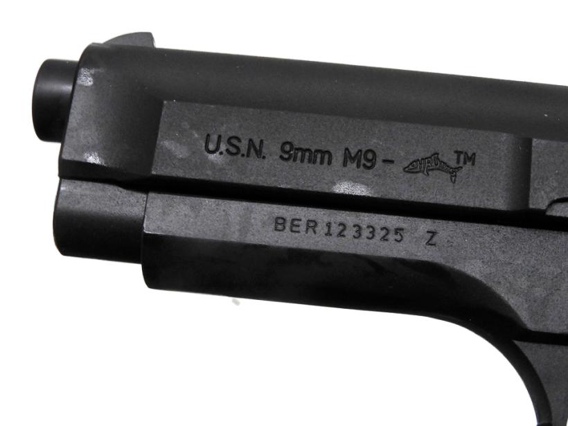 [マルシン] U.S.N.9mm M9 ドルフィン ブラックHW