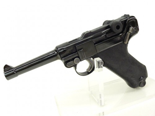 [タナカ] ルガー P08 4インチ ジュピター スチールフィニッシュ