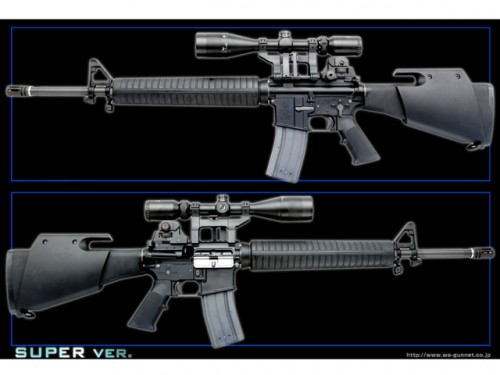 [ウエスタンアームズ] M16A4 フルメタルカスタム スナイパーライフル